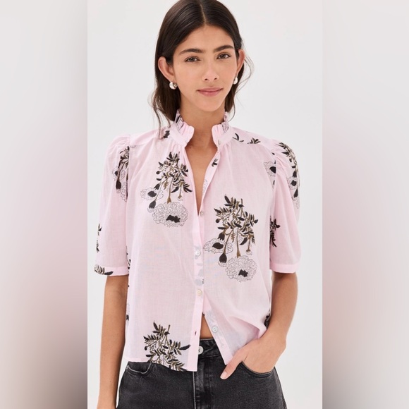 Alix Of Bohemia Tops - Alix of Bohemia Winnie Anemone Bloom Shirt
